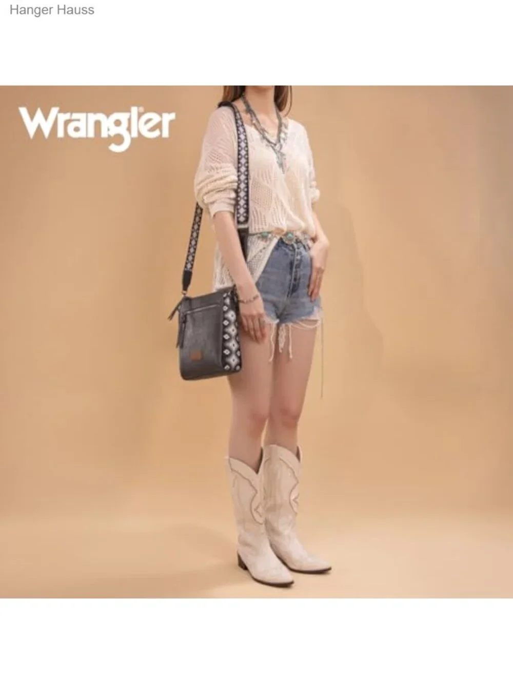 Aztec Print PU Leather Crossbody Bag Women Western Shoulder Purse Adjustable